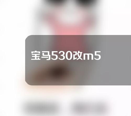 宝马530改m5